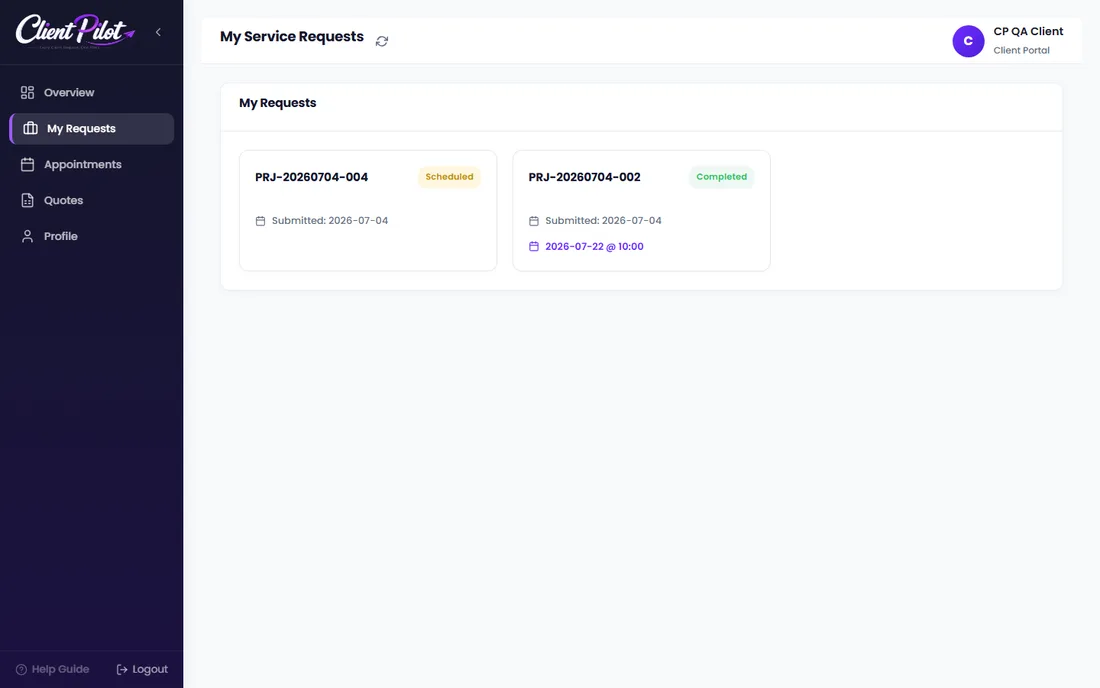 Tracking your request