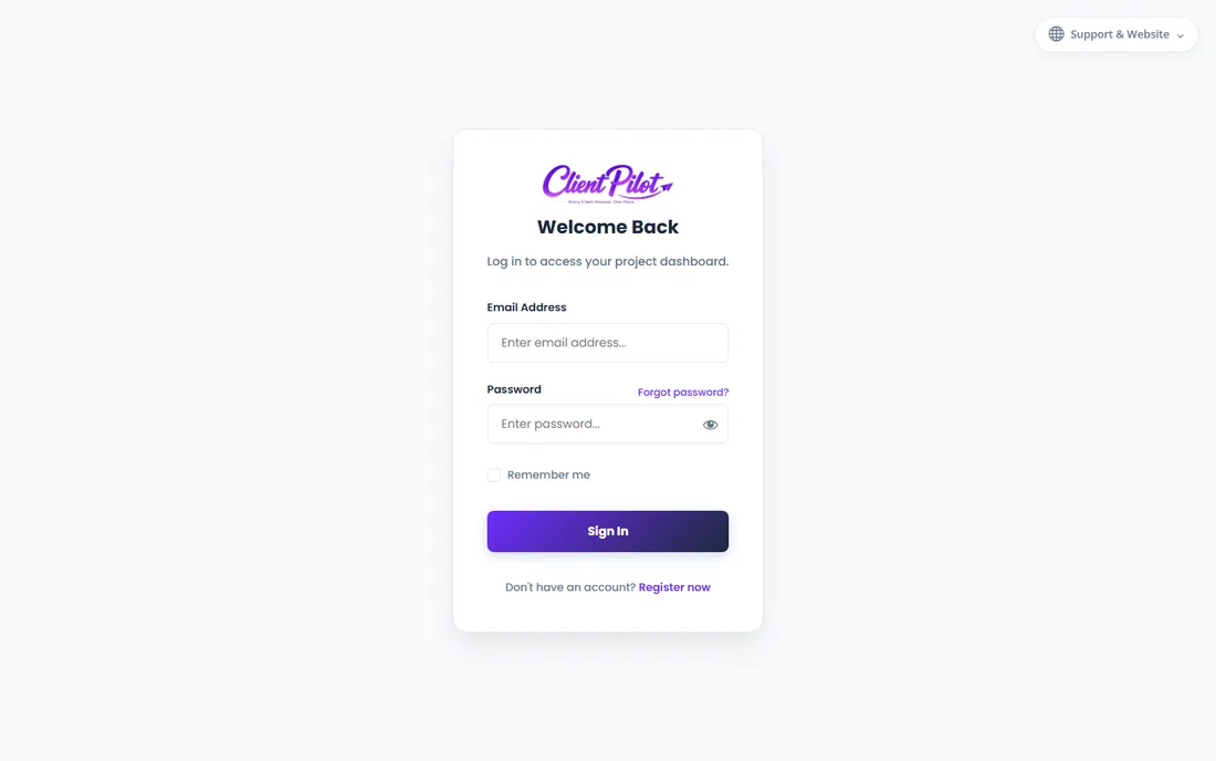Creating your account and logging in